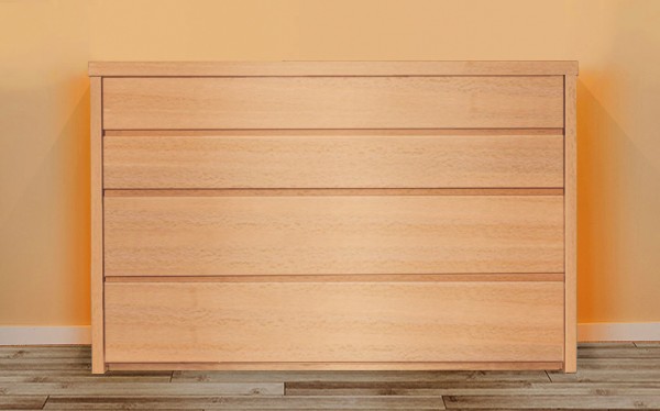 Massivholzkommode Buche - ZEITLOS