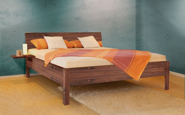 Massivholzbett Nussbaum - FRIGG