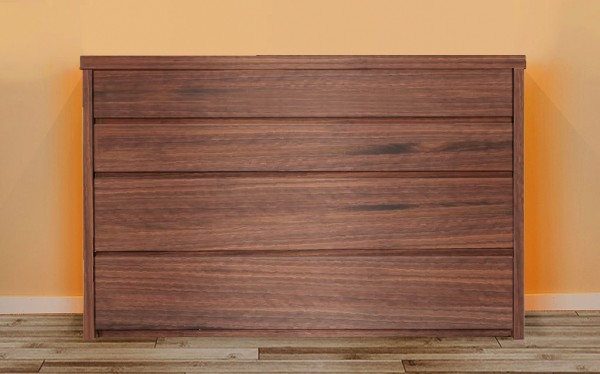 Massivholzkommode Nussbaum - ZEITLOS