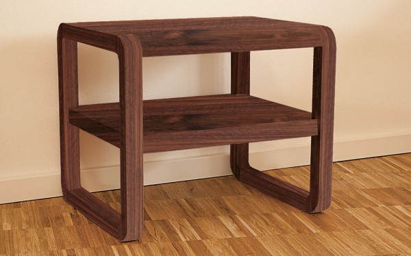 Massivholzkonsole Nussbaum - FRANCES