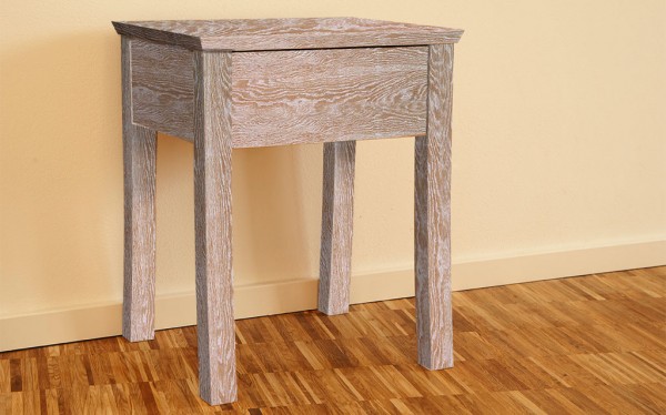 Massivholzkonsole Eiche Vintage - HANNI