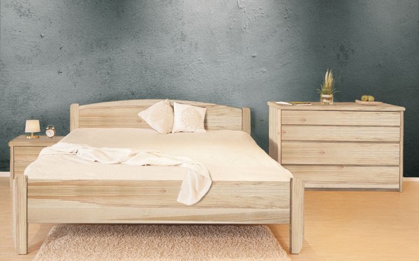 Massivholzbett Esche - VITA