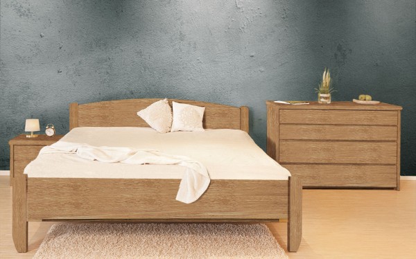 Massivholzbett Eiche - VITA