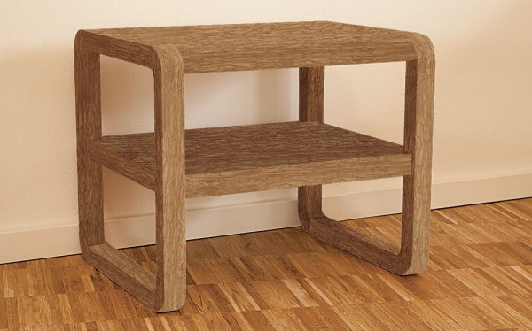 Massivholzkonsole Eiche - FRANCES