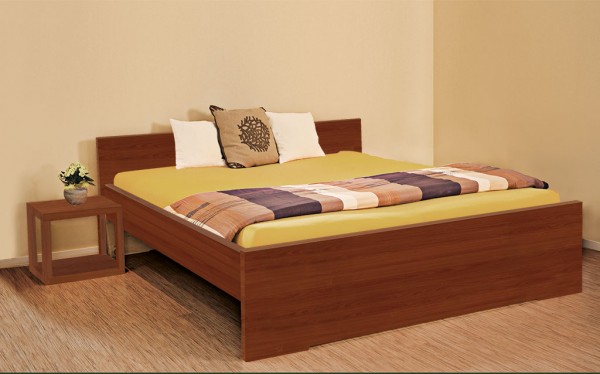 Massivholzbett Kirschbaum - SONNENGRUSS