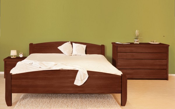 Massivholzbett Kirschbaum - VITA HF