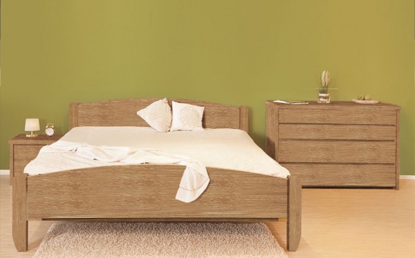 Massivholzbett Eiche - VITA HF